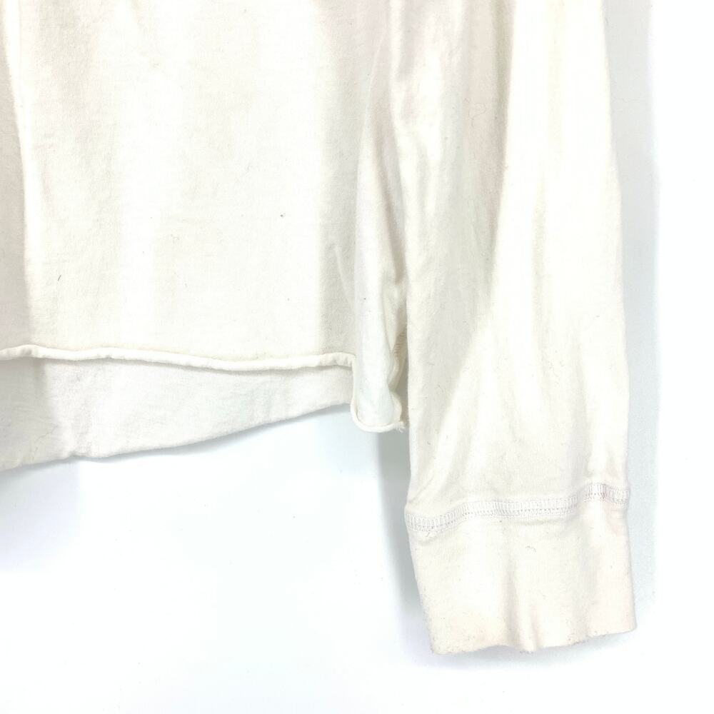 Studio Collection David Lerner Women's Size S Crewneck T-Shirt Long Sleeve White - Picture 4 of 6